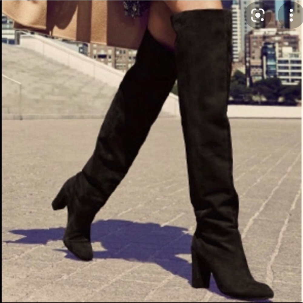 Nine West Knee High Suede Boots